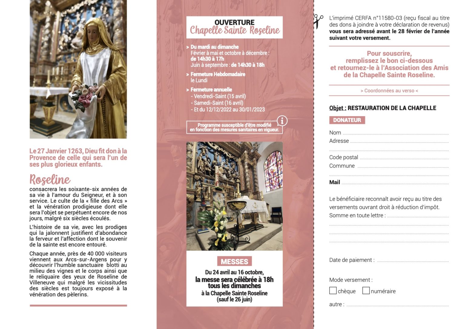 Sainte Roseline de Villeneuve, la « rose sans épine » de Provence