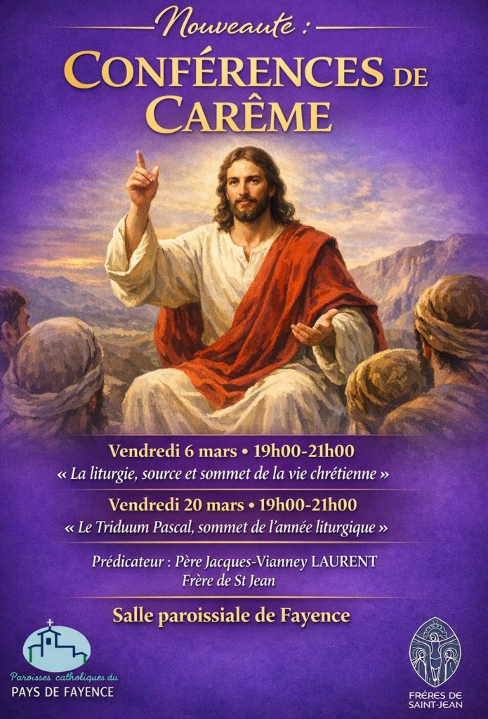 Conférences de Carême avec la paroisse du pays de Fayence